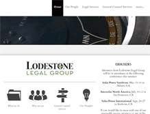 Tablet Screenshot of lodestonelegalgroup.com